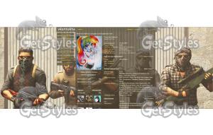 CS GO Terrorist тема для контакта