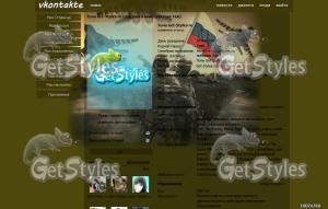 милитари тема для контакта