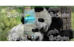 Panda тема для контакта