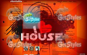 house тема для контакта