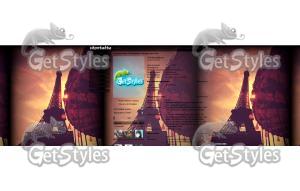 Paris тема для контакта