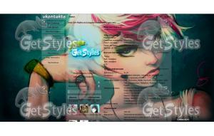 Emo modern hairdo тема для контакта