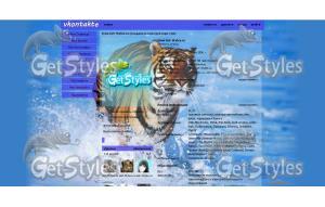 Тигр тема для контакта