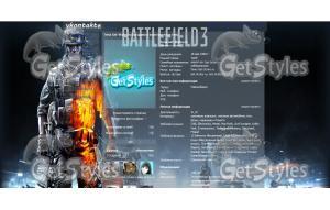 BATTLEFLELD3 тема для контакта