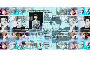 EXO Sehun Luhan HunHan тема для контакта