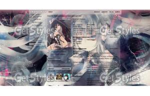 Xatsune Miku_Vokaloid тема для контакта