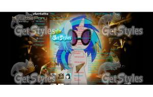 vinyl scratch тема для контакта