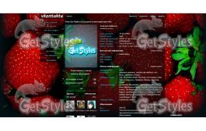 Клубничка тема для контакта