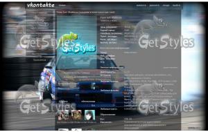 Skyline R34 Drift тема для контакта