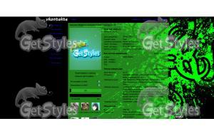 RazerGreen тема для контакта