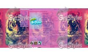 Тигр тема для контакта