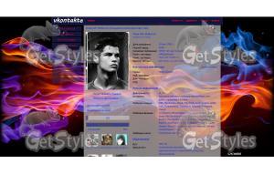 Огонь тема для контакта