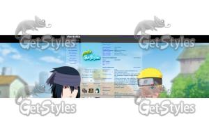 naruto and sasuke тема для контакта