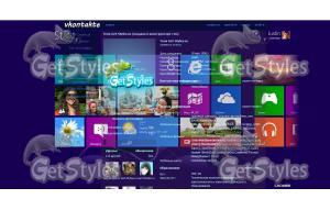 windows8 тема для контакта