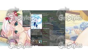 Anime bikini тема для контакта