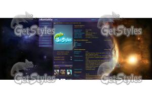 Space Wallpaper Theme 192 тема для контакта