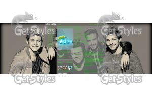 One Direction тема для контакта
