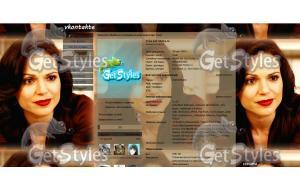 Lana Parrilla тема для контакта