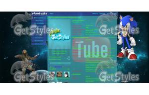 Моя первая тема тема для контакта