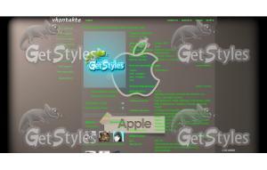 ЭЙПЛ! тема для контакта