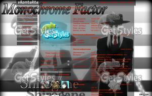 monochome_factor_shirogan тема для контакта