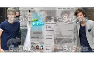 onedirection тема для контакта
