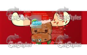 christmaswall тема для контакта