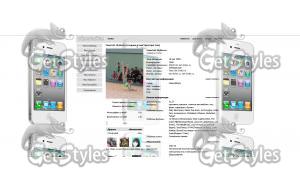 iPhone 4s тема для контакта