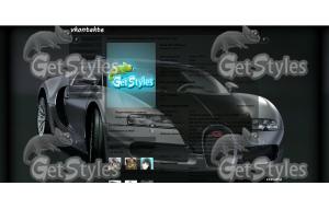 Bugatti тема для контакта