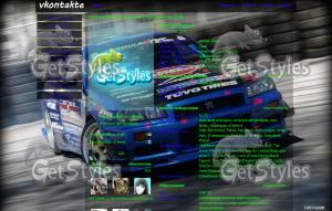 nissan skyline тема для контакта