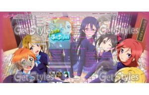 lovelive!! тема для контакта