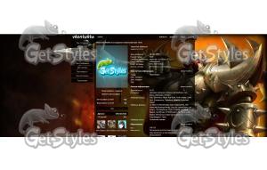 League of Legends тема для контакта