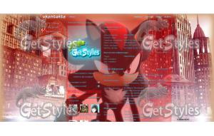 Shadow_the_Hedgehog тема для контакта