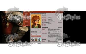 HTTYD 2 Astrid тема для контакта