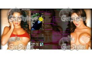 Красотка тема для контакта