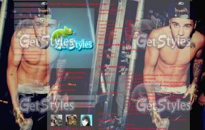 Justin Bieber тема для контакта