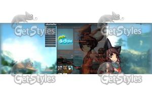 Blade and Soul Lyn тема для контакта