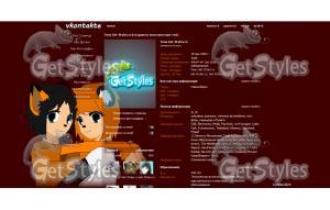 Fox and Panda тема для контакта