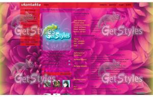 Цветочек тема для контакта