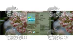 Цветочек розовый тема для контакта