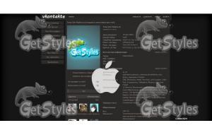 apple тема для контакта