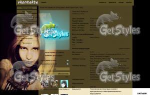 Girl тема для контакта