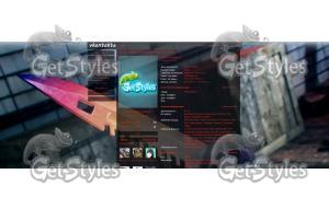 CS GO нож тема для контакта
