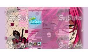 Grell Sutcliffpink тема для контакта