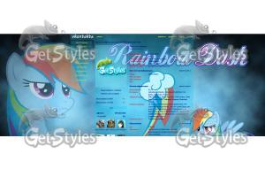 rainbow_dash тема для контакта
