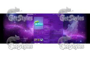 Violet Space тема для контакта