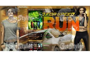 Need for Speed The Run тема для контакта