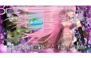 красавица с наушниками тема для контакта