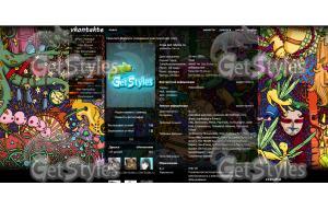 crazy collage тема для контакта