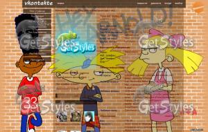 hey_arnold тема для контакта
